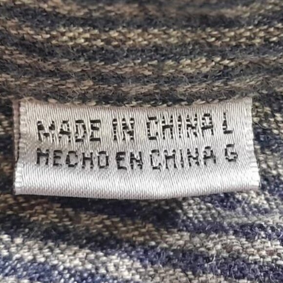 Vtg Firethorn Shacket Mens Large Wool Blend Leather Elbow Patches Grampa Checked - Picture 8 of 11